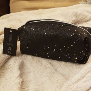 5/25$ Black sparkle makeup bag
